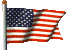 animated waving american flag.